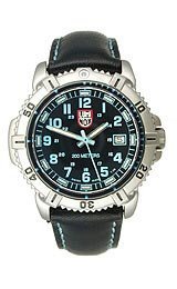 Luminox Colormark Black Dial Stainless Steel Black Leather Ladies Watch A.7253