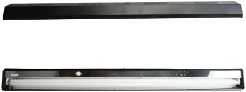 Perfecto Manufacturing APF26722 Marineland Fluorescent Perfect-a-Strip Light Reflector for Aquarium, 72-Inch, Black