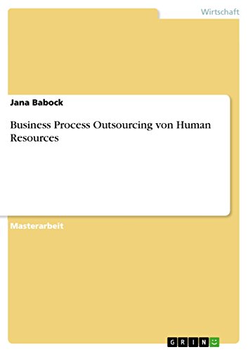 Business Process Outsourcing von Human Resources (German Edition)