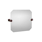 :USE Mission Arts Square Swivel Mirror, Rubbed Bronze by 
