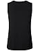 Messic Womens Scoop Neck Sleeveless Pleated Solid Knitted Vest Tank Top