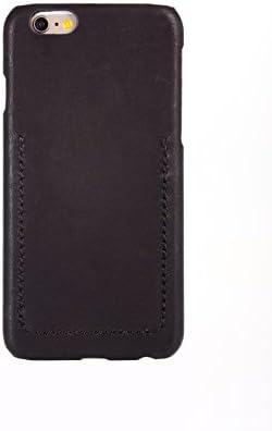 Leather iPhone 6/6s Case, Soft Ultra Thin Skin Slim Matte Finish Body With Protective Grip, Light Weight, Luxury And Shockproof Genuine PU Decoded Premium Leather. Scratch Resistant (Black)