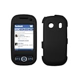 Premium Black Rubberized Snap-On Cover Hard Case Cell Phone Protector for S ....