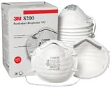 3M 8200 Particulate Respirator N95, 20-Pack