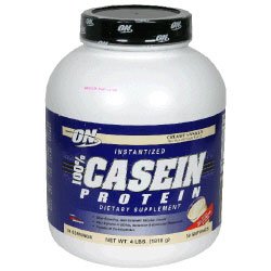 HealthPersonalCare: 100% Casein Protein Optimum Nutrition Instantized Casein Protein, 4lb Creamy Vanilla