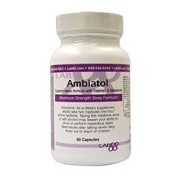 Ambiatol - Effective Sleep Aid Supplement - By Lab88 - Made in the USA - Don't You Deserve a Restful Night's Sleep?