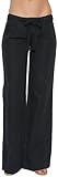 IMAGE OF Joie Women's Isadora Linen Pant in Black Admiral Size 0 4