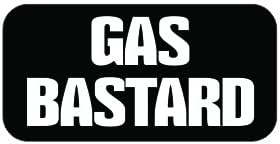 (3) Gas Bastard Funny Hard Hat / Helmet Vinyl Decal Sticker