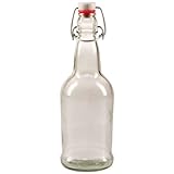 CASE OF 12 - 16 oz. EZ Cap Beer Bottles - CLEAR