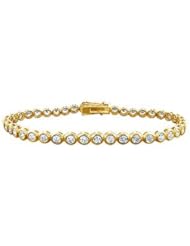 Diamond Tennis Bracelet 18K Yellow Gold 3.00 CT Diamonds