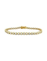 Diamond Tennis Bracelet 14K Yellow Gold 3.00 CT Diamonds