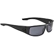Spy Cooper Sunglasses - Spy Optic Steady Series Polarized Racewear Eyewear - Matte Black/Grey