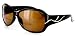 Driftwood Fashion Bifocal Sunglasses with Large Lenses and Temple Decoration for Youthful, Stylish Women