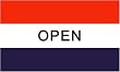 Open Flag 3x5 ft 3 x 5 NEW Large Banner SIGN