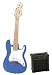 BeBoP Mini-Electric Guitar Package - Blue