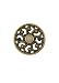 Brass Veda Doorbell in Antique Brass Finish
