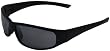 Fossil Women's Gradient Carmen PS3662001 Black Rectangle Sunglasses