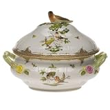 10 Tureen with Bird (4 quarts) - Herend Rothschild Bird Brown