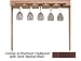 Wine Cellar Innovations Designer Series Collection Premium Redwood with Dark Walnut Stain Glass Rack 2x27x13-in.