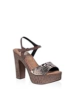 JULIE JULIE Sandalias de tacón (Pardo)