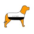 Luton Town Personalised Waterproof Dog Coat Size S (14" 35cm) 