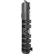 8-Outlet Pivot-Plug Surge Protector With Telephone Protection