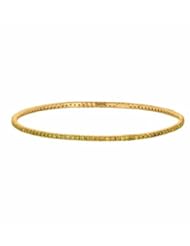 14K Yellow Gold Yellow diamond Bangle