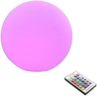 PublicLight LED Illuminated Pool Orb Light, Floor Lamp &amp; Hanging Lantern All-in-One, 24 Inch