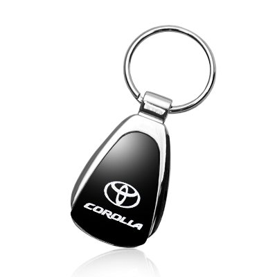 Cheap Toyota Corolla Black Tear Drop Key Chain