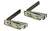 Carlisle 669738 Chrome Plated Iron Six Star Tray Slide Bracket
