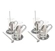Irish Coffee Glass (Set of 4) with Straws / Spoons