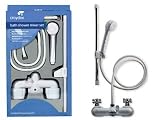 Croydex Bath Shower Mixer Set, White