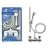 Croydex Ab210022 Bath Shower Mixer Set Wte