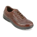 Dunham Polished Oxford Tie in Black or Brown by Dunham