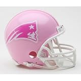 New England Patriots Pink Riddell Mini Replica Helmet