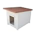 New Age Pet All Weather Insulated Dog House - Tan Tuff Terrace, Large, for Pets up to 85-Pound