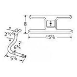 charmglow replacement burner:Music City Metals 10101-70601 Stainless Steel Burner Replacement for Select Charmglow Gas Grill Models