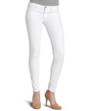 Blank Women's White Crop With Back Zipper Jean,White,26