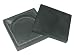 Chinese callligraphy / Japanese sumi ink well - grinding stone with cover, charcoal black