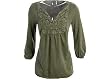 Misses One World Crochet Knit Tunic