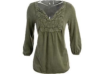 Misses One World Crochet Knit Tunic