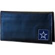 Dallas Cowboys Executive Leather Checkbook Cover in a Tin - NFL Football Fan Shop Sports Team Merchandise