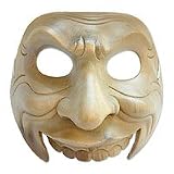 Wood mask, 'Classic Clown'