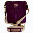 Coach Madison Plum Leather Swingpack Crossbody Handbag 43429
