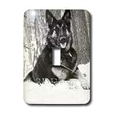 Dogs German Shepherd - German Shepherd - Light Switch Covers - single toggle switch
