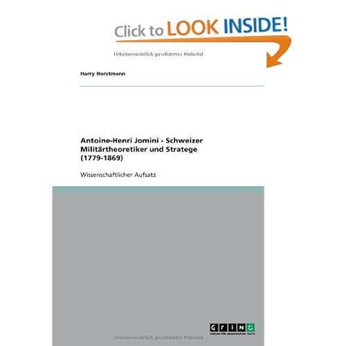 Antoine Henri Jomini Schweizer Militärtheoretiker und Stratege