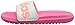 adidas Performance Voloomix XJ Slide Sandal,Pink/White/Flash Orange,4 M US Big Kid