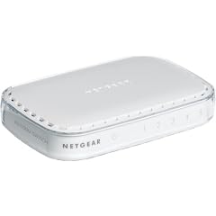 Netgear 5-Port Desktop-Switch (10/100 MBit/s; Externes Netzteil)