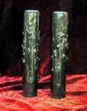 Black Beeswax Candle Covers (11 sizes), candelabra base