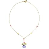 Image of 14K Gold Eve's Apple Chalcedony Necklace by Suz Andreasen, MADE IN AMERICA